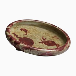 Swedish Modern Luster Glaze Plate by Andersson & Johansson, Sweden, 1930s-1940s