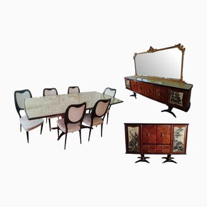 Esszimmer Set von Fratelli Rigamonti, 1940er, 10 . Set