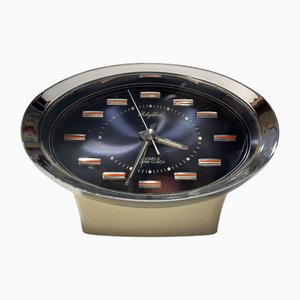 Blue Grey Clock from Rhythm, Japan, 1960s