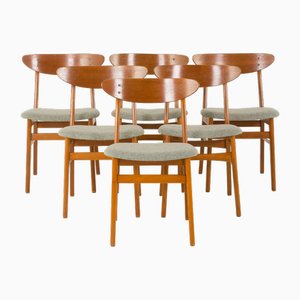 Mid-Century Modern Dining Chairs from Farstrup, 1960s, Set of 6