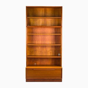 Large Vintage Bookcase in Teak by Heinrich Riestenpatt, 1960s