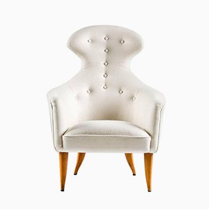 Stora Eva Lounge Chair by Kerstin Hörlin Holmqvist for Nordiska Kompaniet, 1950s