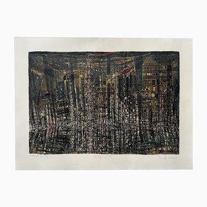 Bruno Zupan, Komposition, Siebdruck, 1970er
