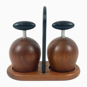 Salt and Pepper Mills Ball Boy by Richard Nissen and Carsten Jørgensen for Bodum, Denmark, 1960s, Set of 3