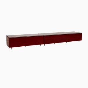 Scala Glass Sideboard in Red from Spectral