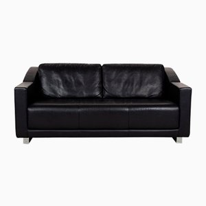 350 Leather Two-Seater Blue Sofa from Rolf Benz