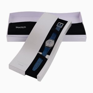 Swatch Skin Blu Lustrous Bliss Sfz111 Vintage Switzerland 2005