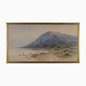 A. Giallinas, Landscape, Watercolour, 1800s