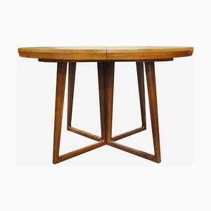 Mesa de comedor extensible danesa de teca atribuida a Helge Sibast para Sibast Furniture, años 60