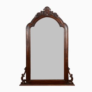 19th Century Mirror in Walnut Wood, Italy