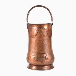 20. Jh. Kupfer Regenschirmhalter Kanne, Italien, 1890er