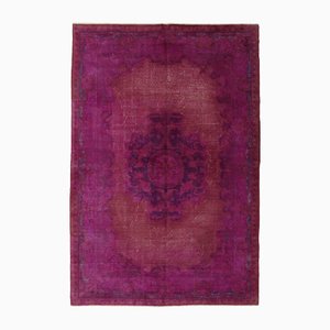 Vintage Turkish Hand Carved Rug