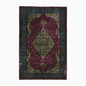 Vintage Turkish Hand Carved Rug