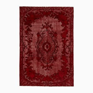 Vintage Turkish Hand Carved Rug