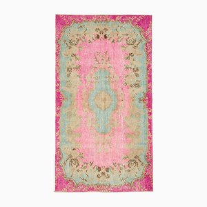Vintage Turkish Hand Carved Rug