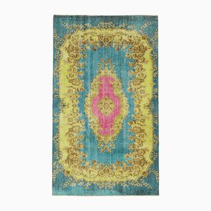 Vintage Turkish Hand Carved Rug