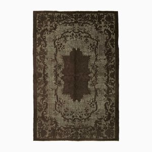 Vintage Turkish Hand Carved Rug