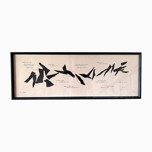 Alicia Penalba, Composizione, 1970, Litografia