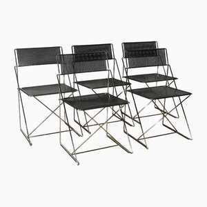 Stapelbare Vintage Stühle von Niels Joergen Haugesen für Magis, 1980er, 5er Set