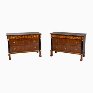 Italienische Biedermeier Kommoden, Frühes 19. Jh., 2er Set