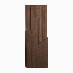 Colonna in legno di quercia intagliata a mano di Dimore Di Lucia Valzelli, Italia