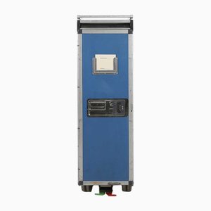 Carrello vintage industriale blu, 1980