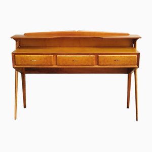 Three-Drawer Briar Console Table, 1950s