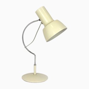 Lampada da tavolo bianca attribuita a Josef Hurka per Napako, anni '60