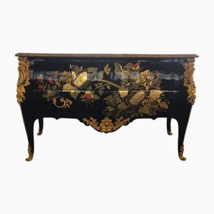 Italian Lacquered Wooden Chest of Drawers by Ghidini Bosco