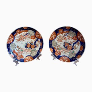 Assiettes Imari Antiques, Japon, 1900, Set de 2