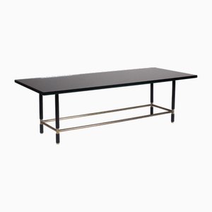 Coffee Table in Mirrored Glass and Brass from Fontana Arte, 1960