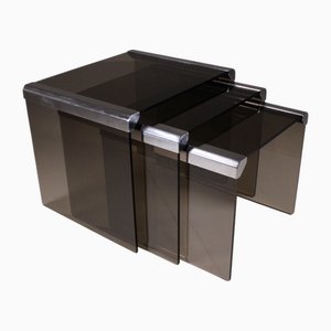 Tavolini ad incastro vintage di Gallotti & Radice, set di 3