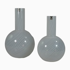 Italian Murano Glass Bottles from VeArt, 1982, Set of 2