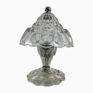 Art Deco Murano Glass Bedside Lamp in the style of Ercole Barovier, 1950s