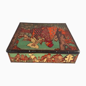 Antique Talmone Tin Box, 1930s