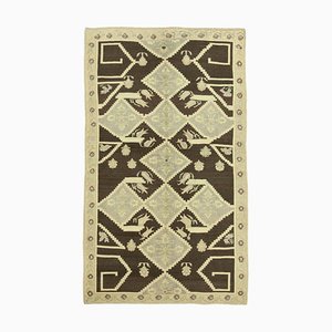 Vintage Anatolian Hand-Knotted Rug