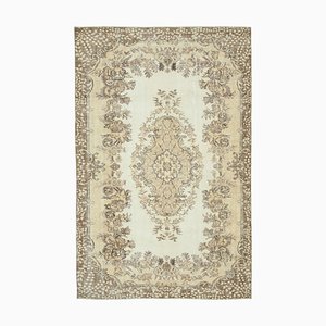 Vintage Turkish Hand-Knotted Rug