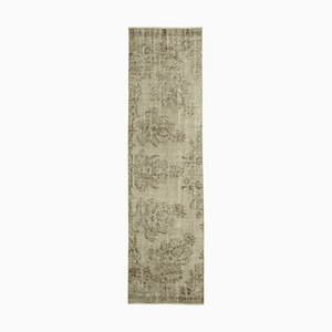 Vintage Hand-Knotted Runner Rug
