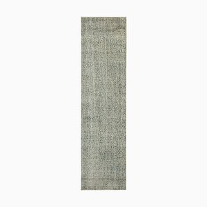 Vintage Hand-Knotted Runner Rug