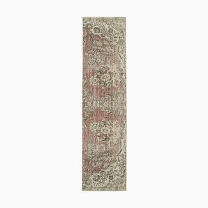 Vintage Hand-Knotted Runner Rug