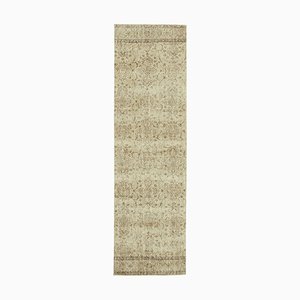 Vintage Hand-Knotted Runner Rug