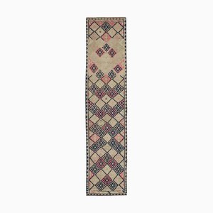 Beige Bohemian Runner Rug