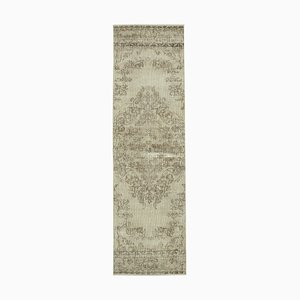 Vintage Hand-Knotted Runner Rug