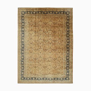 Large Beige Oushak Rug