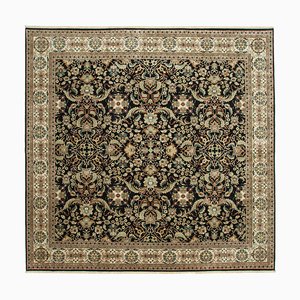 Quadratischer Oushak Wollteppich
