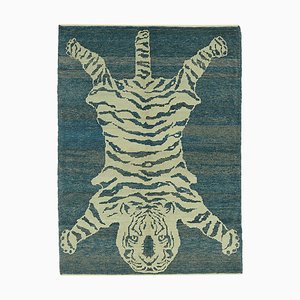 Handgefertigter Tiger Teppich