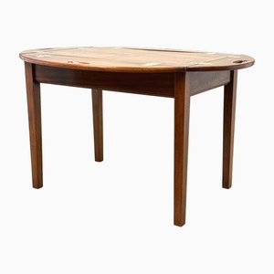 Georgian Mahogany Oval Butlers Tray on Stand, 1800