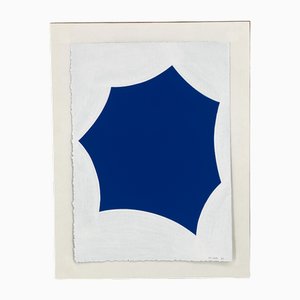 Mitsuo Miura, Untitled, Acrylic Painting on Paper, 1995, Framed