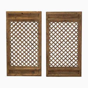 Antike Gitterplatten, 1900er, 2er Set