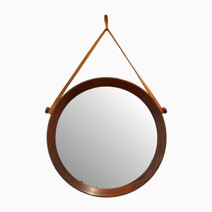 Teak Mirror by Uno and Östen Kristiansson for Luxus, 1960s